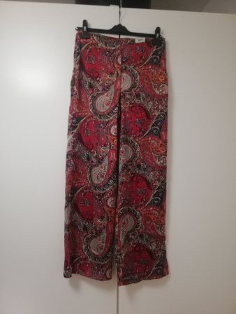 Pantaloni estivi fantasia, taglia S- Nuovi! Rosso