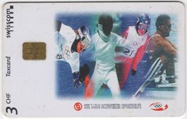 3 CHF Sporthilfe Olympiasieger - Kunden Taxcard der Swisscom