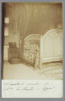 1903, COPPET *,  CHÂTEAU, CHAMBRE À COUCHER DE Mme DE STAËHL