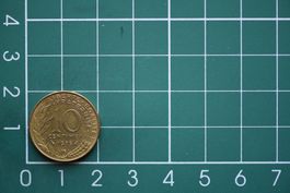 währung francaise 10 centimes 1975