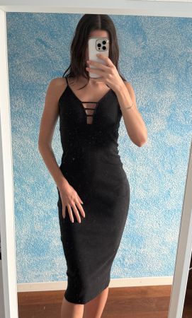 Kleid Strand schwarz S