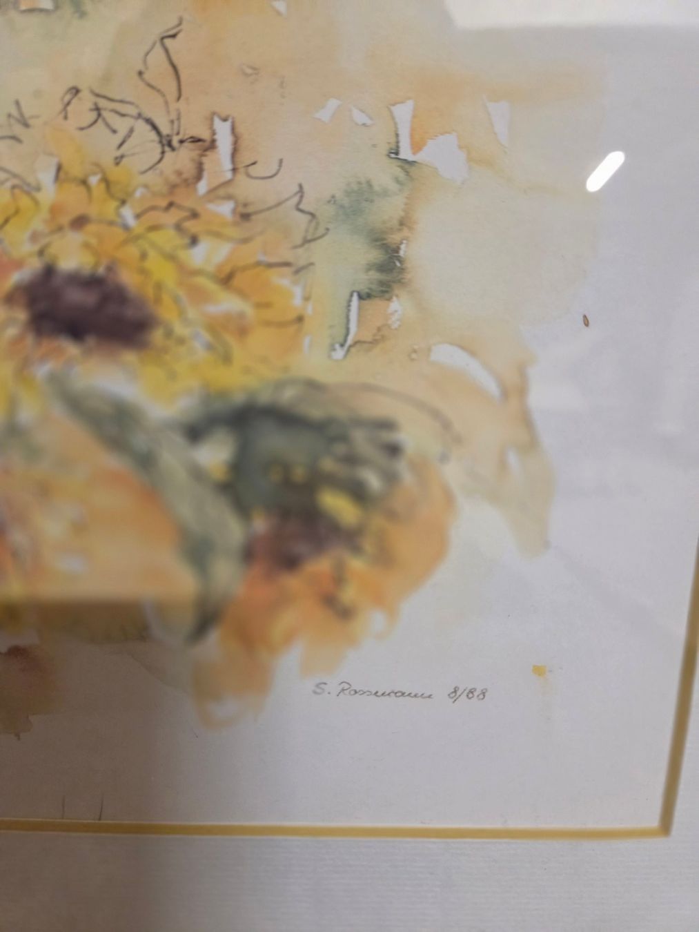 Dipinti: Aquarellbild mit Sonnenblumen – Usato da St. Gallen venduto da Razoon77 2