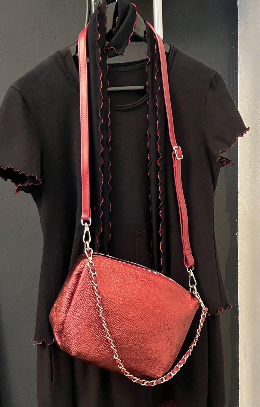 Vera Pelle Taschen für Damen: Bordeaux Ledertasche Made in Italy – Neu (gemäss Beschreibung) aus Zürich von piacente
