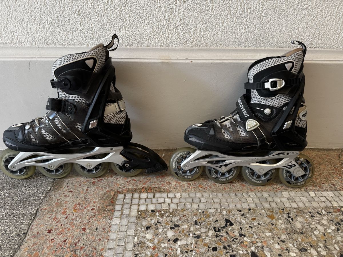 Pattini in linea & Pattini a rotelle: Inlineskates MAXDRIVE Crossfire 360 Rollerblade sg9 Größe 42 – Usato da Zürich venduto da Nobs1 2