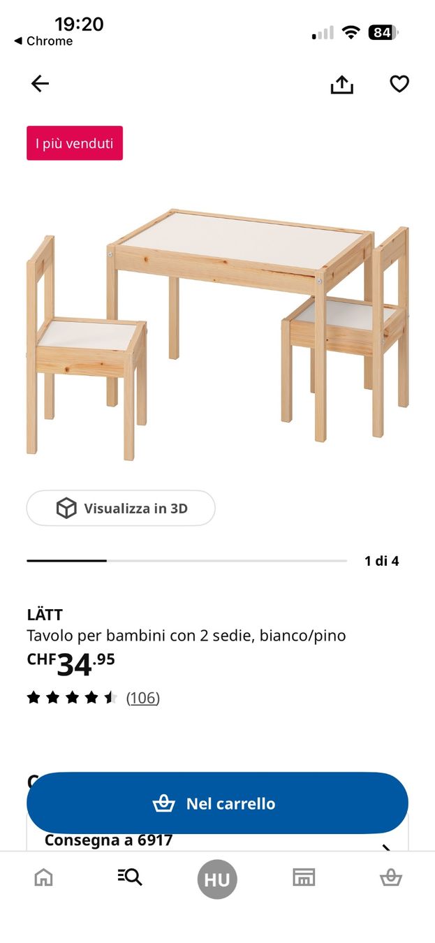 Ikea Sedie: Tavolo e sedie per bambini – Usato da Davesco soragno venduto da Gaby230