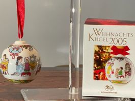 Weihnachtskugel aus Porzellan von Hutschenreuther 2005