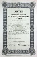 AG H. CH. Honegger & Comp, Zürich - 1920