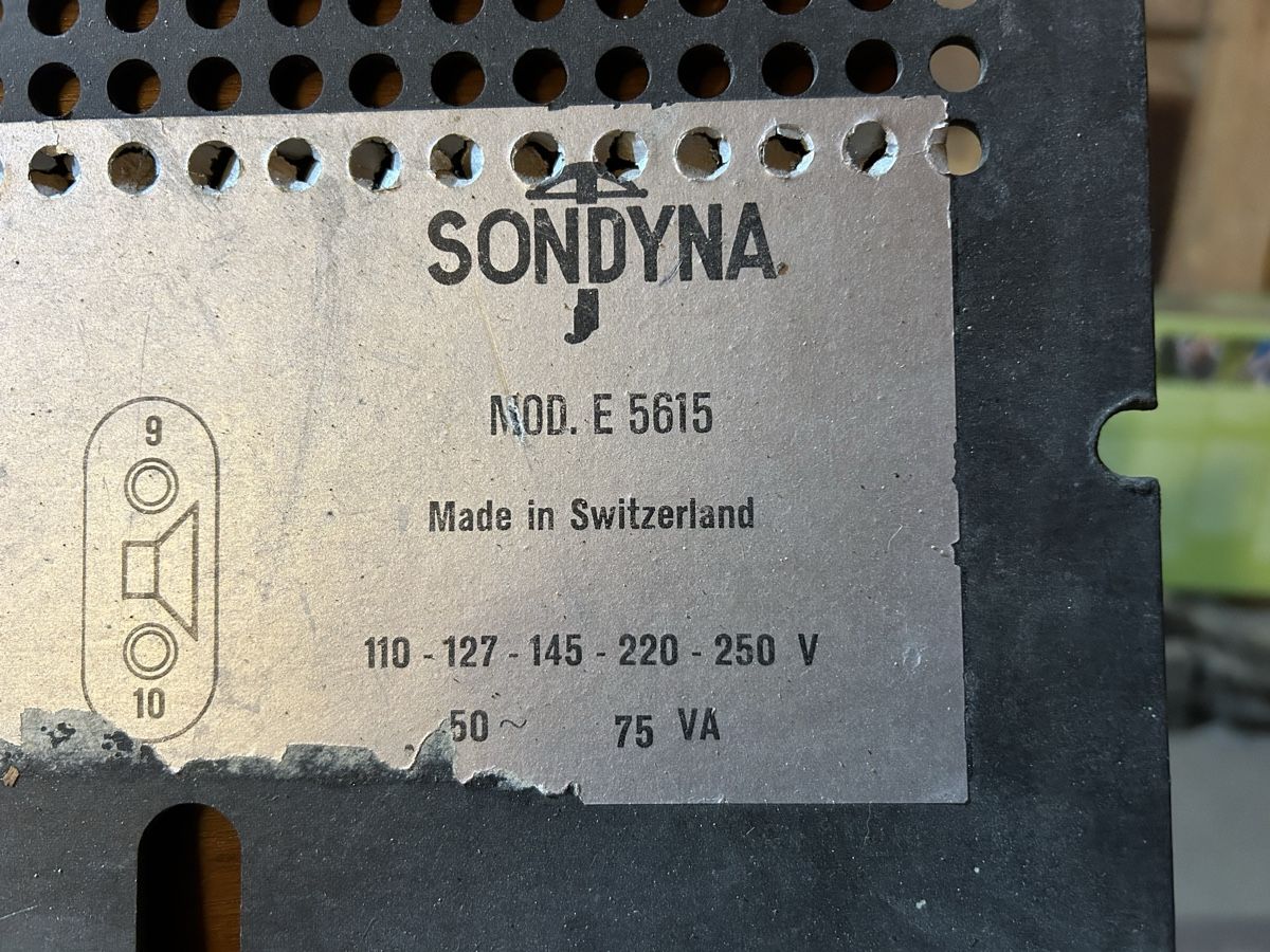 Radios: Original Rückwand Sondyna E5615 zu verkaufen – Gebraucht aus Zollikofen von Ma_C 3