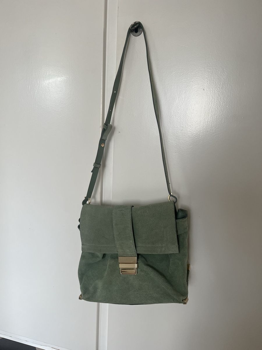 Zara Borse da donna: Zara Basic Bag - Umhängetasche in trendigem Grün! – Usato da Luzern venduto da Boudin03 6