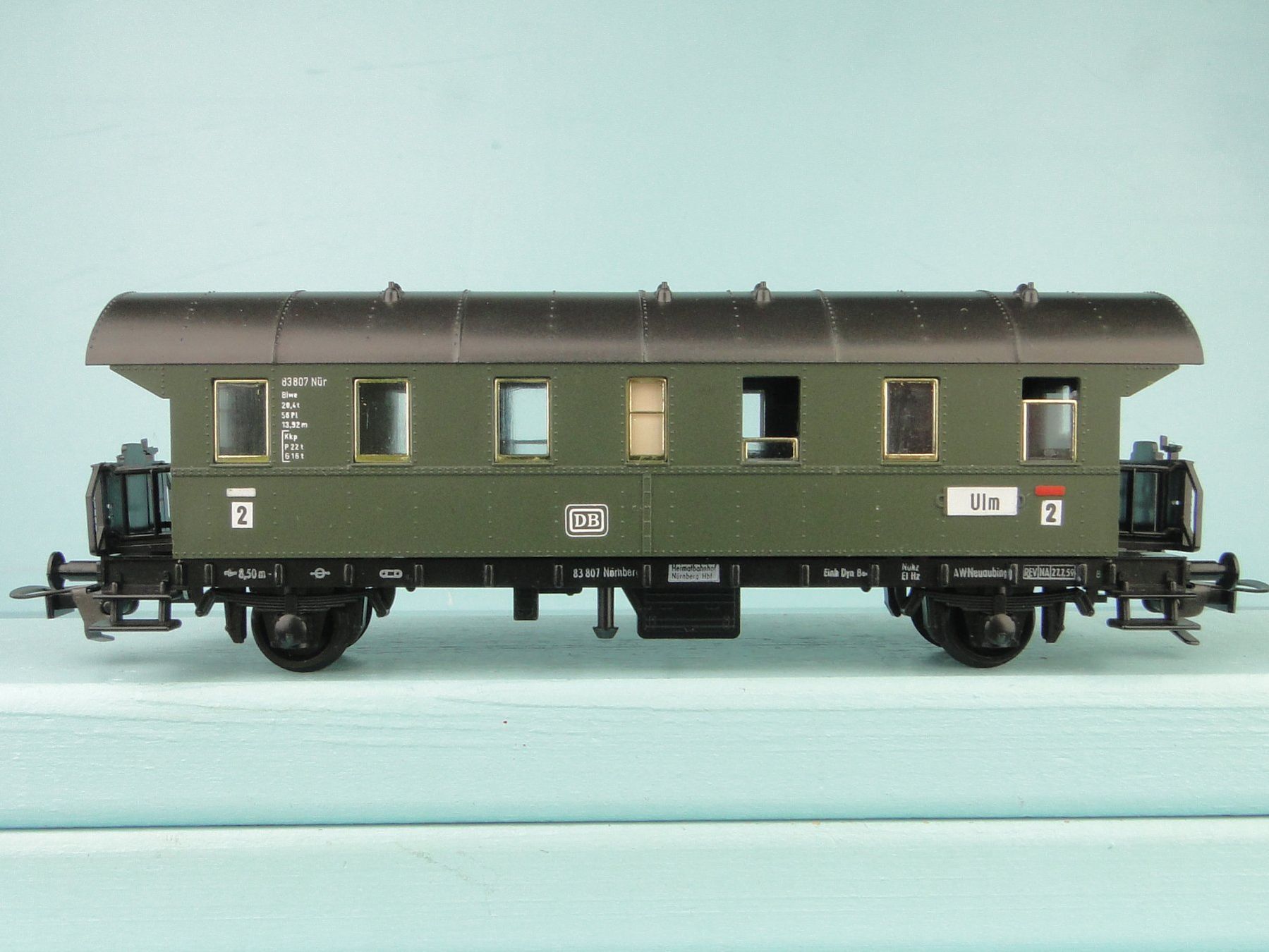 Fleischmann Modellini di ferrovie: Fleischmann H0 Länderbahn  Wagen / Märklin Kupplung – Usato da Bülach venduto da cann11 1