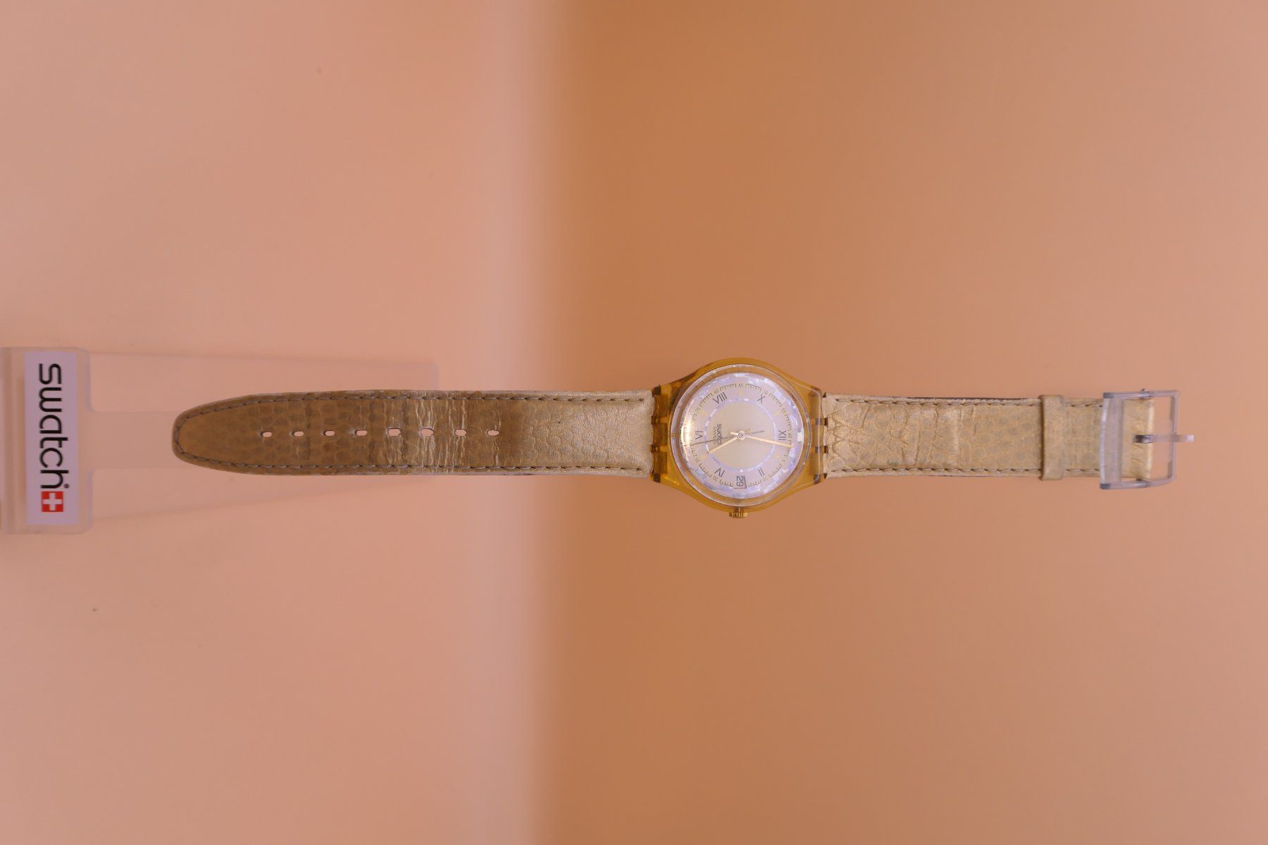 Swatch Uhren: Swatch Gent "Feathers" GK403, 1994, neue Batterie – Gebraucht aus Thun von CHRONOTIKA 3