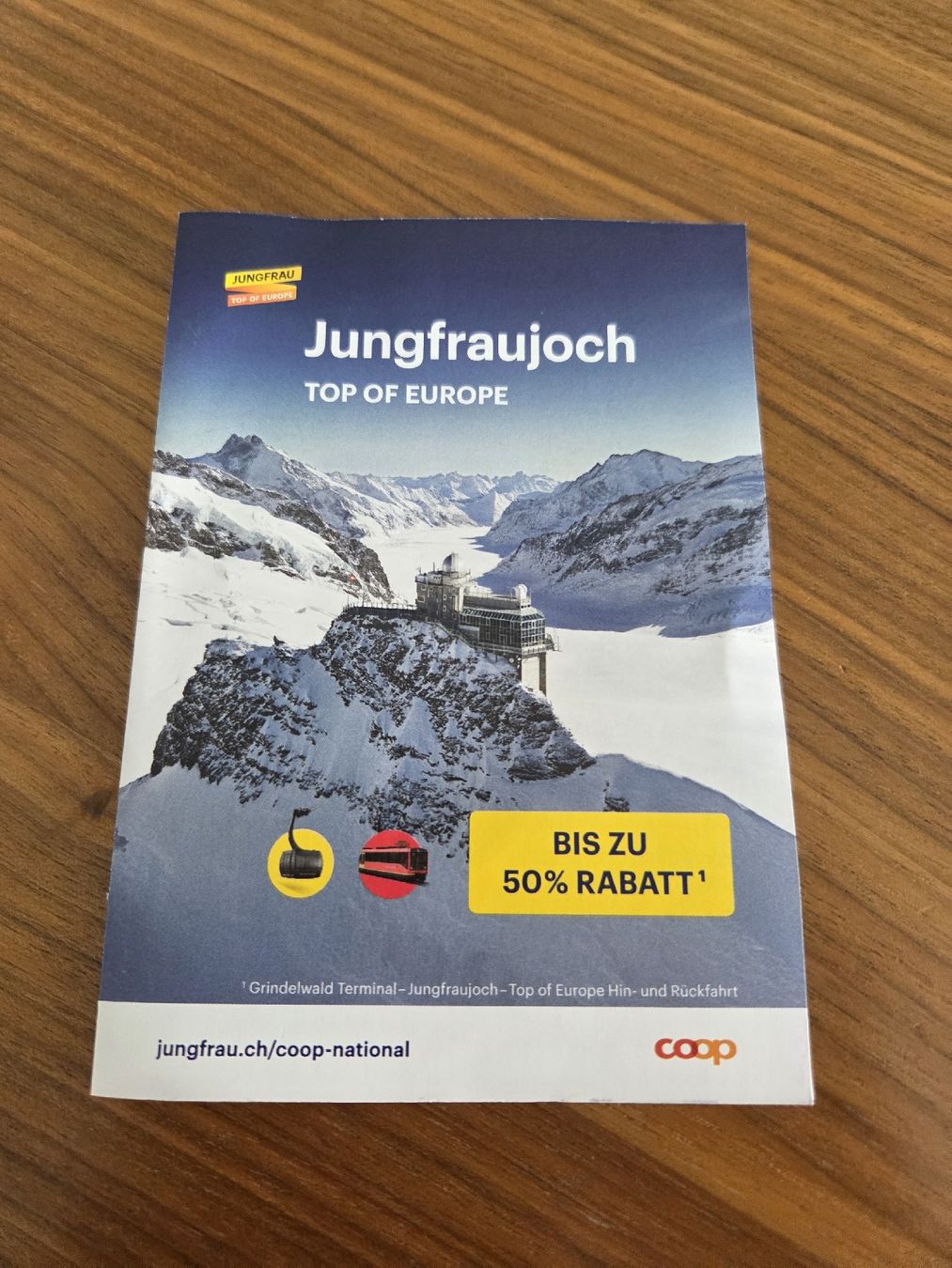 Gutscheine: Jungfraujoch Rabattgutschein  – Neu (gemäss Beschreibung) aus Wiesendangen von Sinhuk