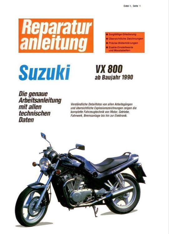 Suzuki Vx 800 Schwachstellen