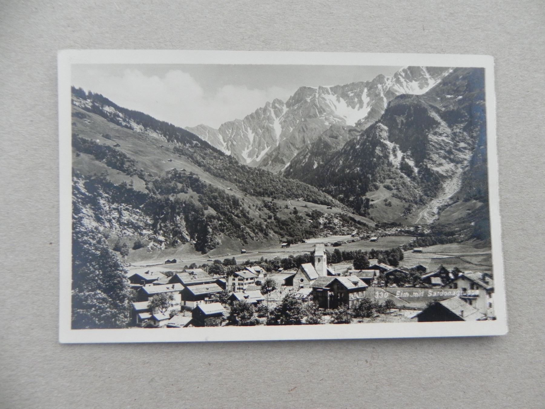 Ansichtskarten: Ansichtskarte Elm Glarus GL 1934 – Gebraucht aus Siebnen von krimsie