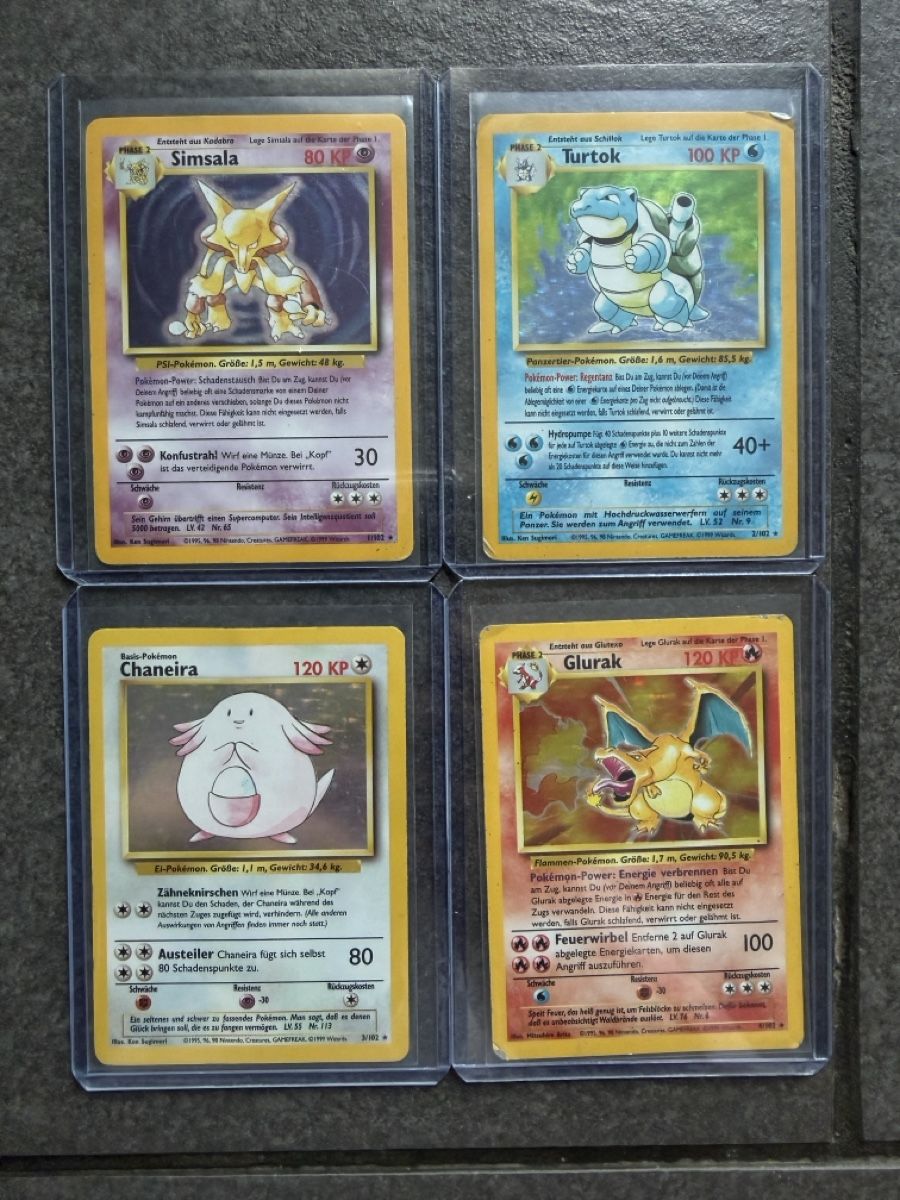 Pokémon Carte collezionabili: Pokemon Base-Set Holos Deutsch Komplett – Usato da Zürich venduto da cENS0R 1