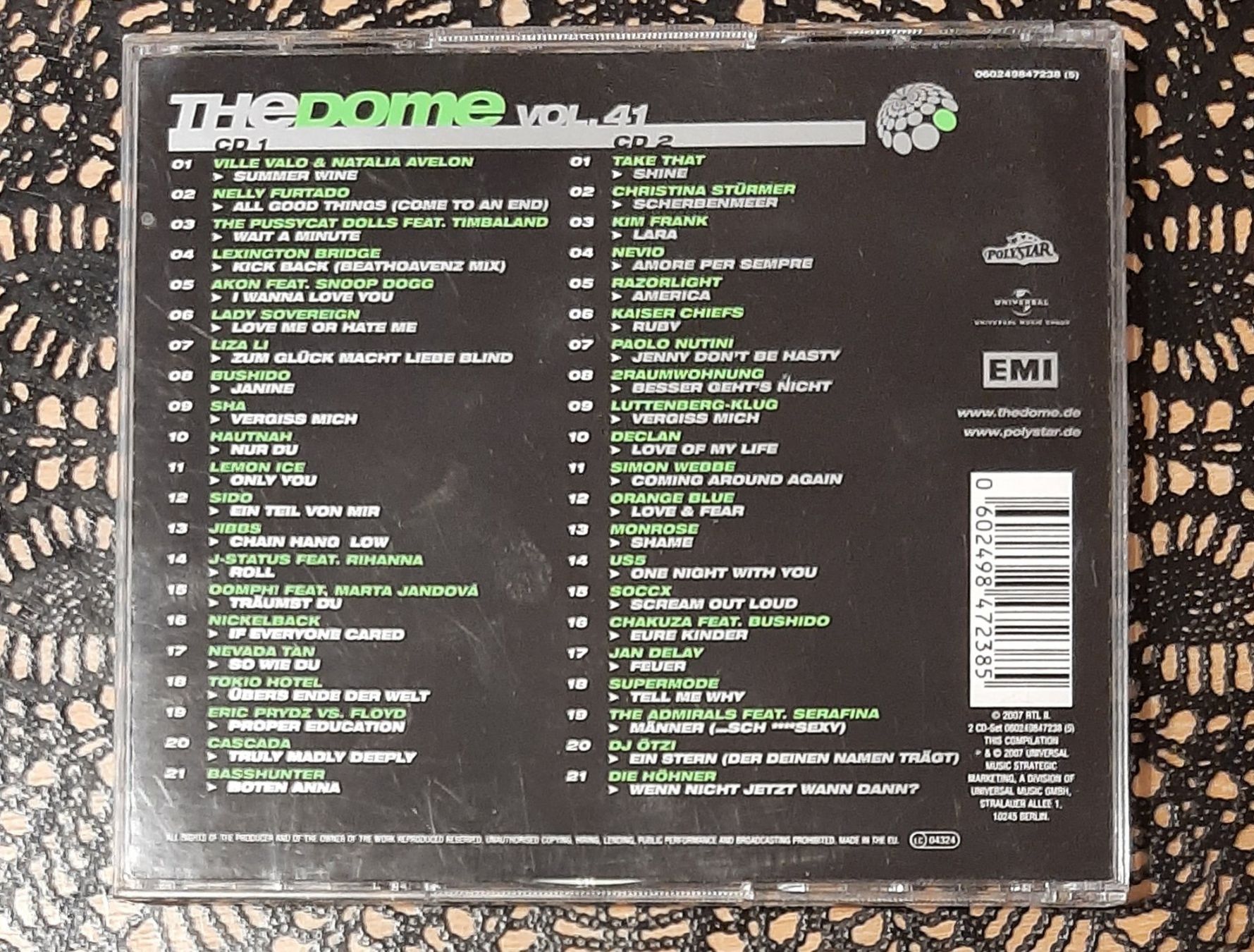 CD: The Dome Vol. 41, Doppel-CD 2007, Hit Compilation, Sampler – Usato da Amriswil venduto da Celini3 1