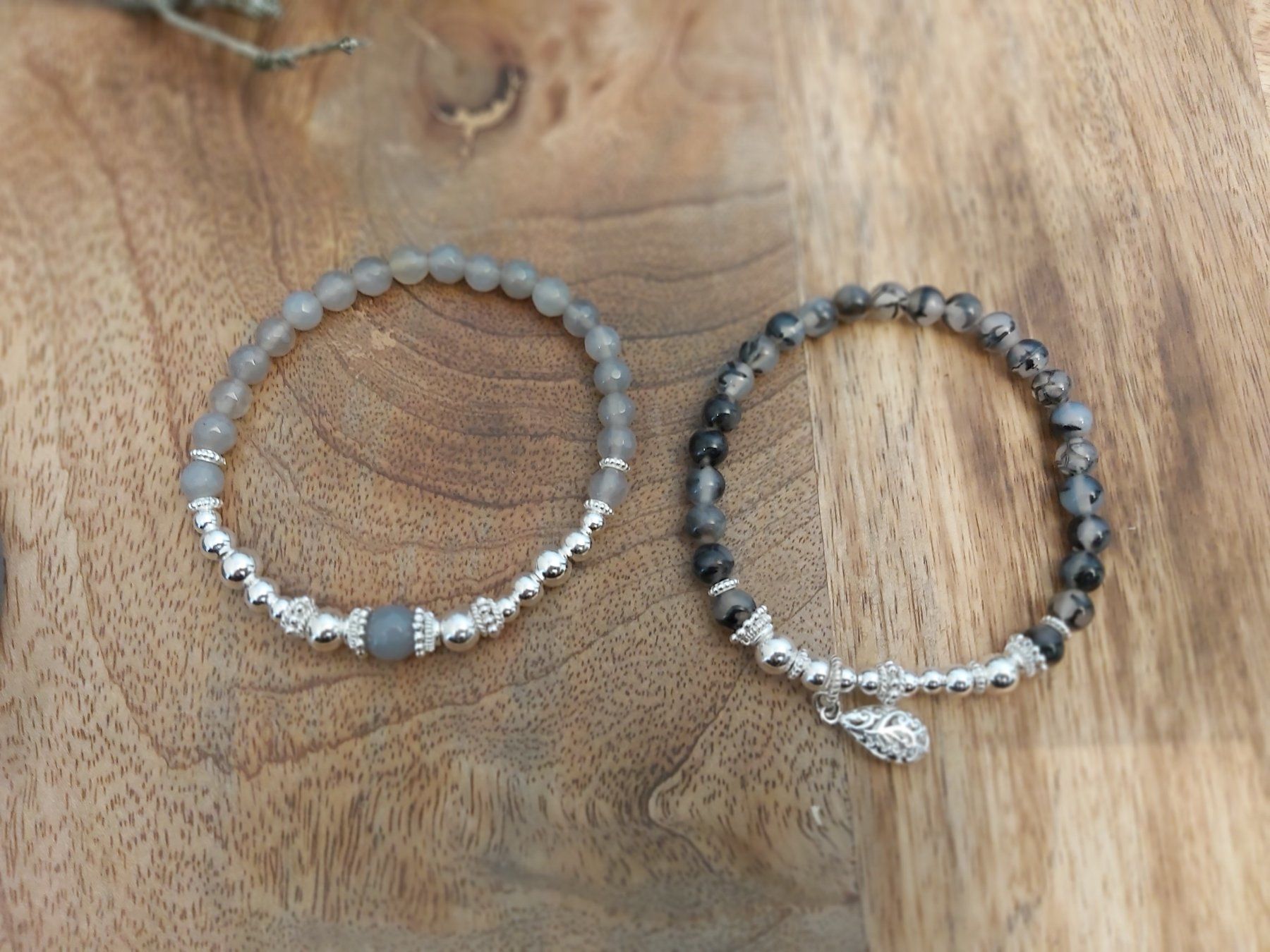 Bracciali & Braccialetti: VANESSA: Kombiarmband - grau – Nuovo e nell'imballaggio originale da Mühlethal venduto da nicita-modeschmuck 3
