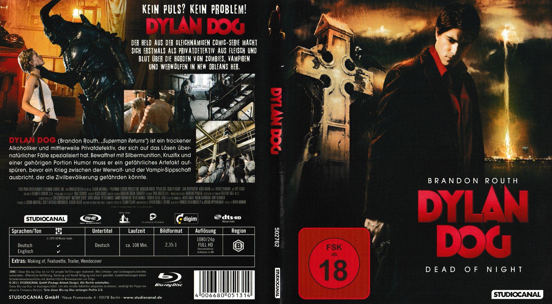 Alle DVDs: Blu-Ray - Dylan Dog – Gebraucht aus Langnau am Albis von MediaRescuerKeLoX