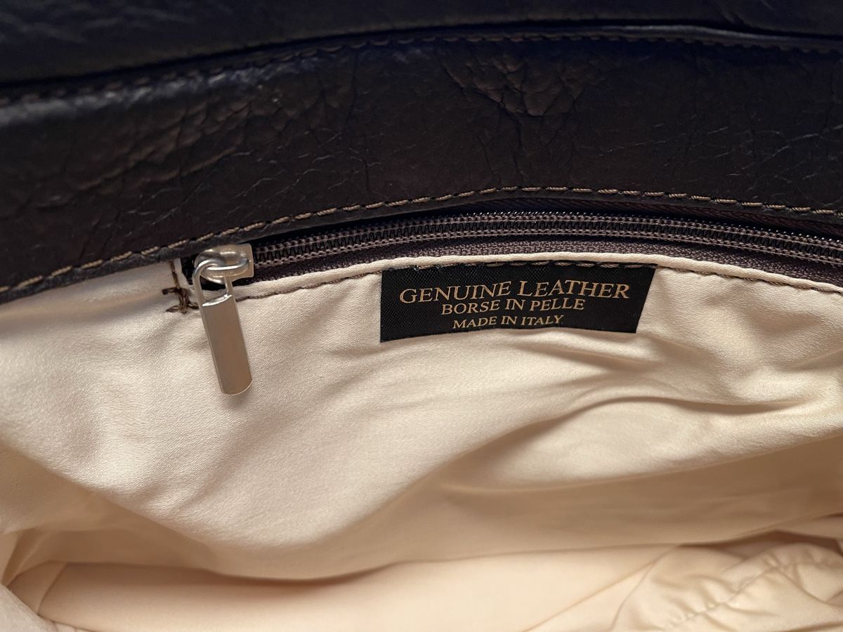 Borse da donna: Vintage Echtledertasche, schwarz – Usato da Spreitenbach venduto da R_1691 8