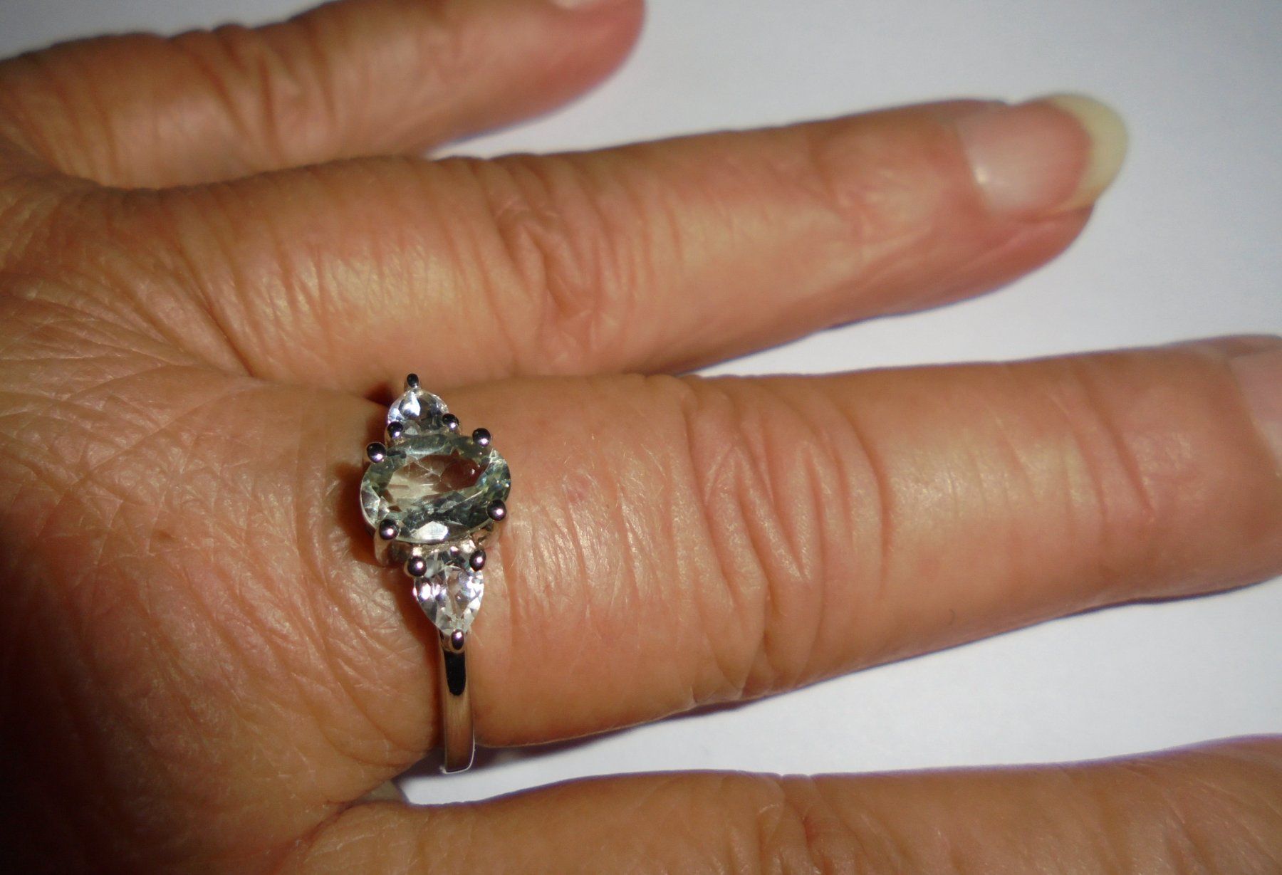 Ringe: Echtschmuck: Silberring Grüner Amethyst 18/56 – Neu (gemäss Beschreibung) aus Zuchwil von maumauchi 8