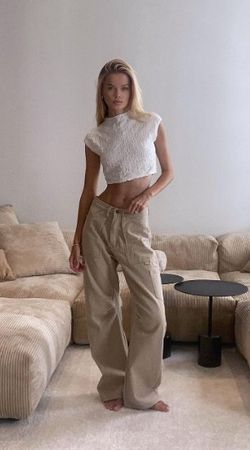 🤩ZARA BOYFRIEND JEANS BEIGE NEU & D&G P.