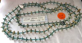 Halskette Kokus / Glas  190 cm.L  (ZZ15)
