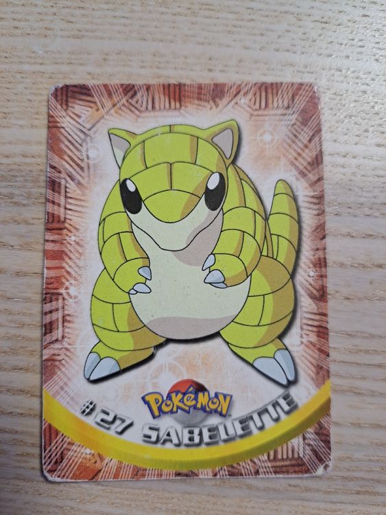 Carte Pokémon Sabelette #27 - Edition Limitée TOPPS! (D'occasion) à ...