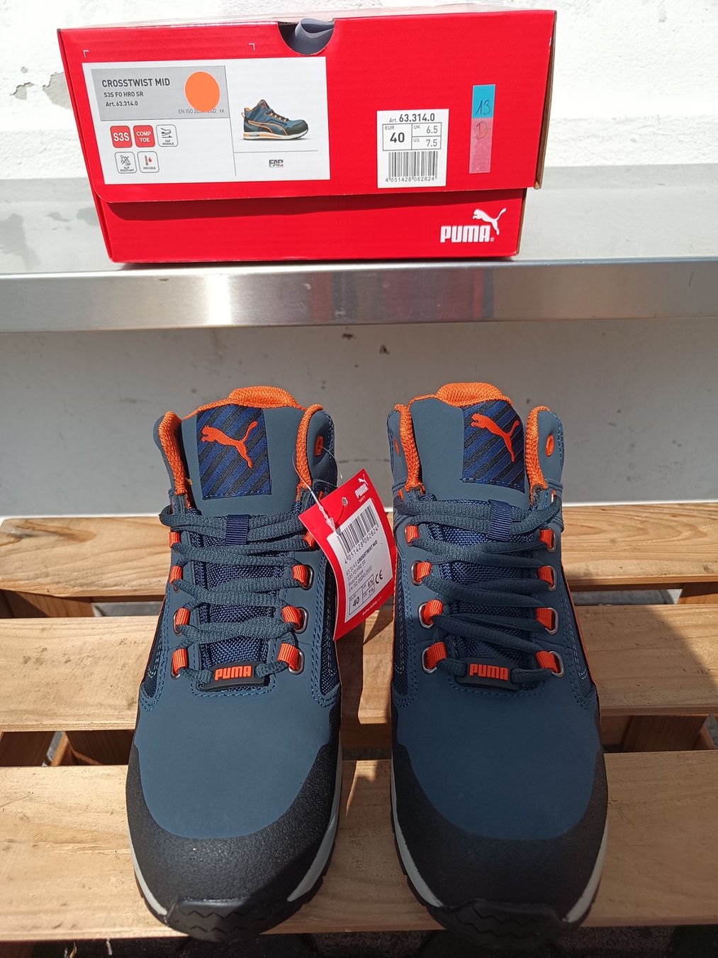 Puma Herrenschuhe: Puma Sicherheitsschuhe S3 S 40 – Neu und originalverpackt aus Oberegg von A-Z.Handel.Loehrer 5