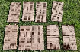 Gartenbeet Tritte / -platten - 9 Stück