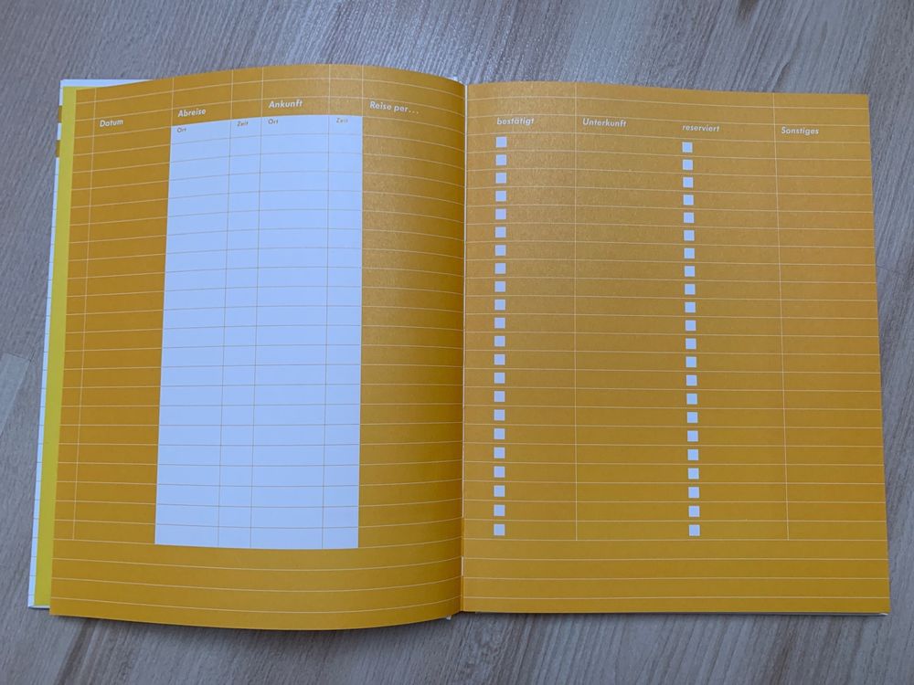 Reise-Notizen Tagebuch zum selber ausfüllen 3