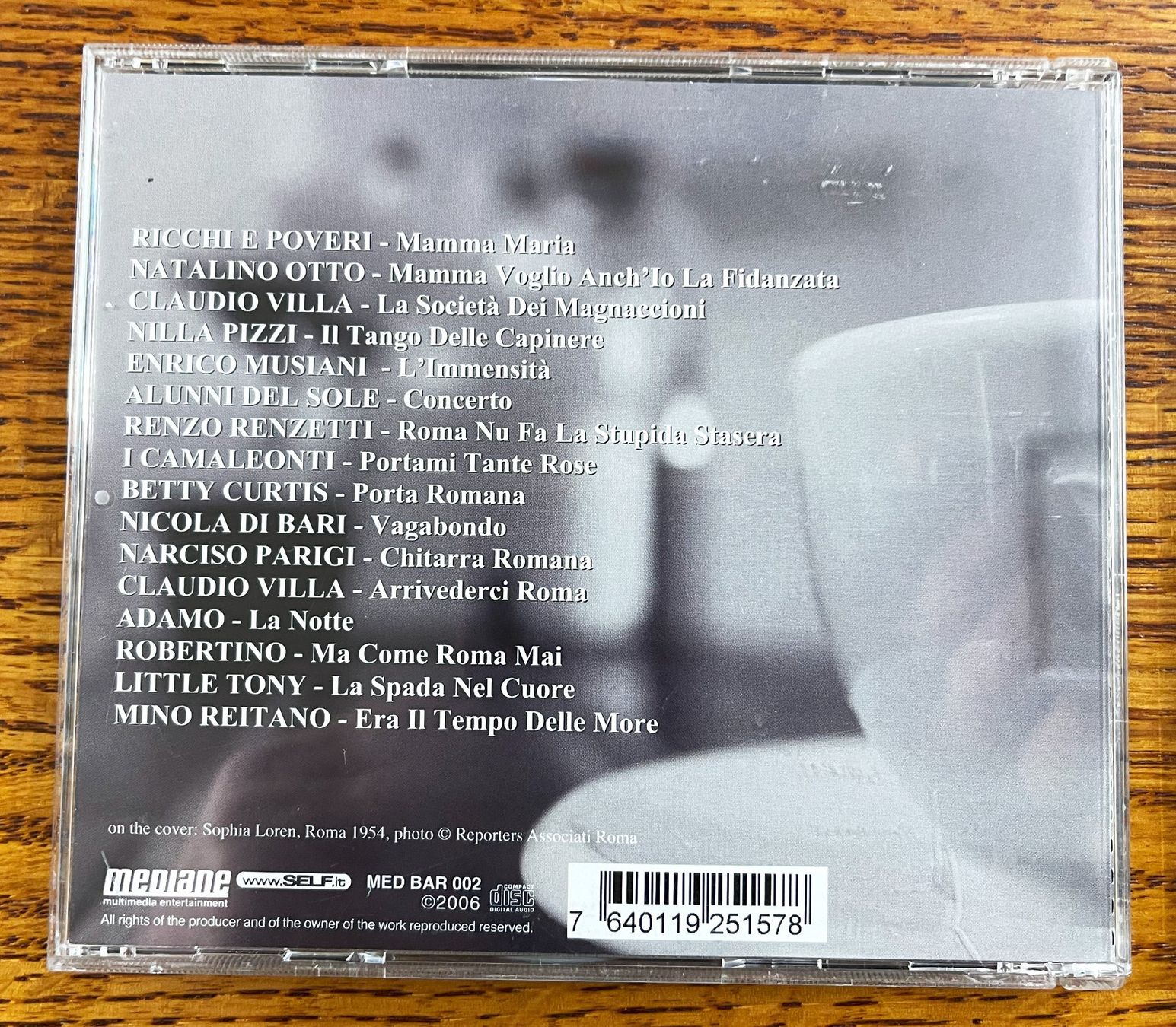 CD: BAR ROMA CD – Usato da Oftringen venduto da Vucki 1