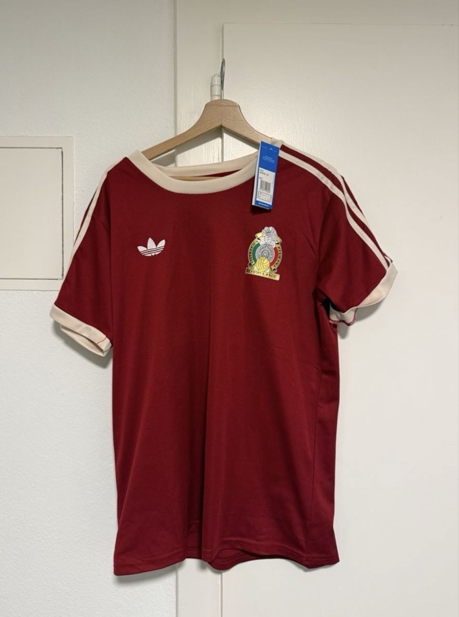 Adidas Leibchen & Hosen: Adidas Mexiko Trikot, Gr. L – Gebraucht aus Zürich von vintage_for_you