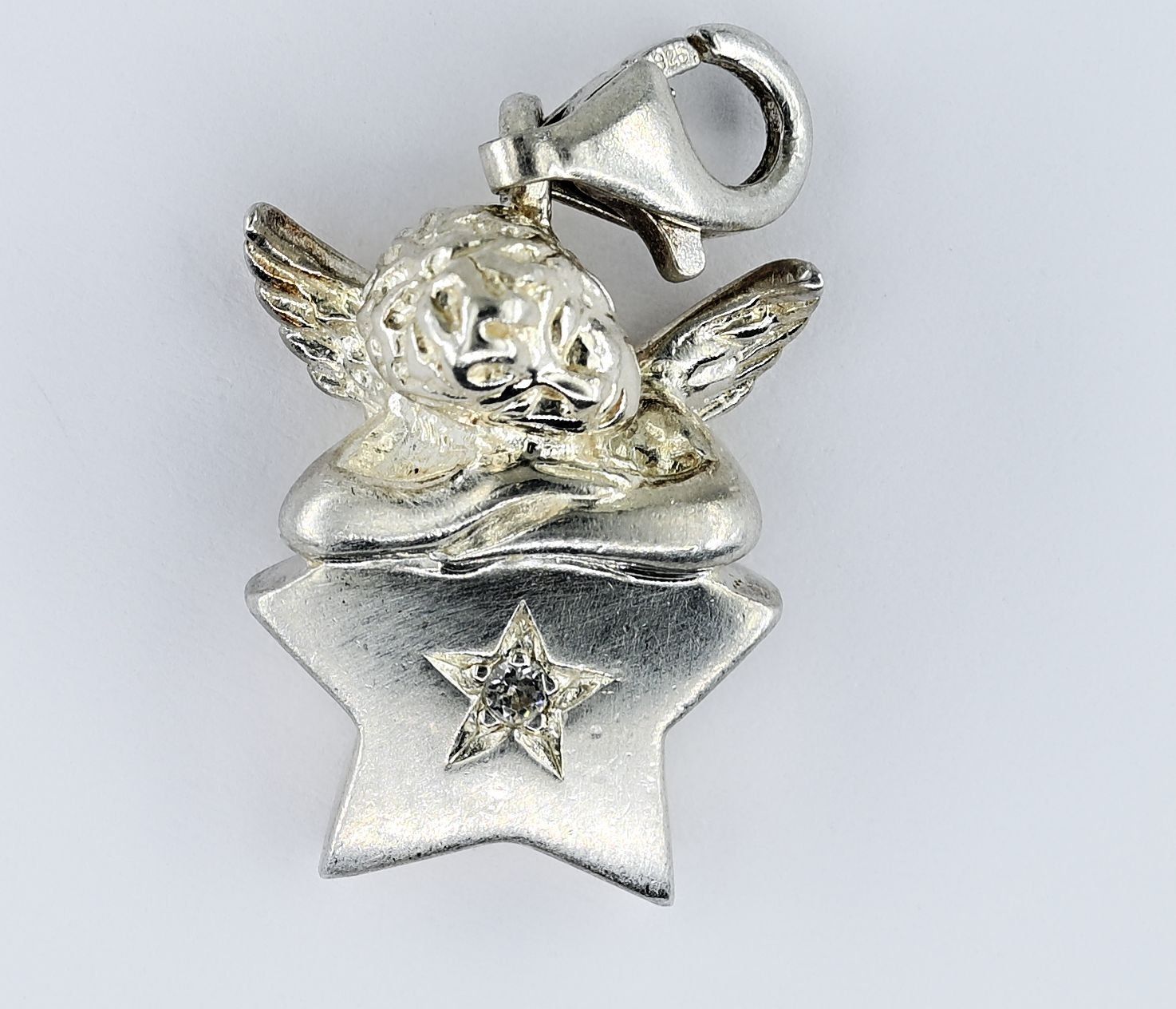 Thomas Sabo Ciondoli: Thomas Sabo Engel auf Stern Silber 925 – Usato da Dürnten venduto da puumies 4