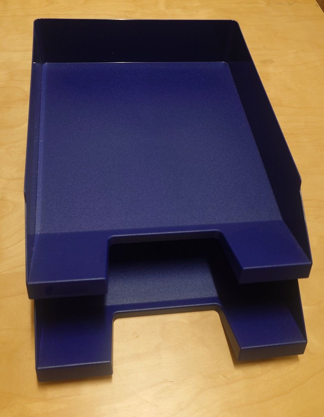 Sistemi di archiviazione: 2 blaue A4 Papierablage / Dokumentenablage / Briefablage – Usato da Ostermundigen venduto da Chrisascht 1