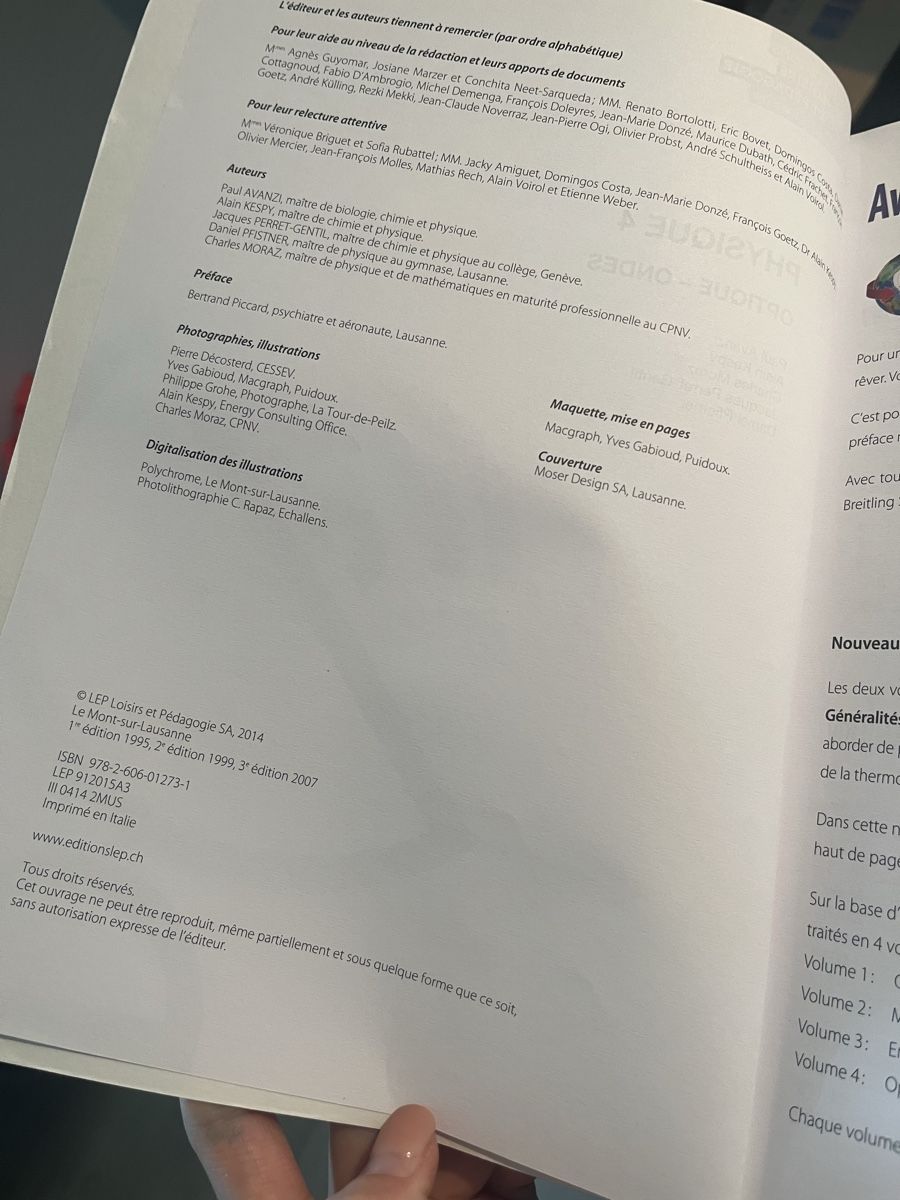 Libri: Französische Physik Bücher – Usato da Oberschrot venduto da len_pl59 8