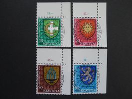 1980 Nr. J273-J276 mit ET-Vollstempel von Bern + Bogenrand