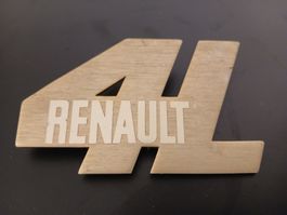 Renault 4L Emblem