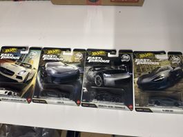 Hot Wheels 4er set Fast & Furios