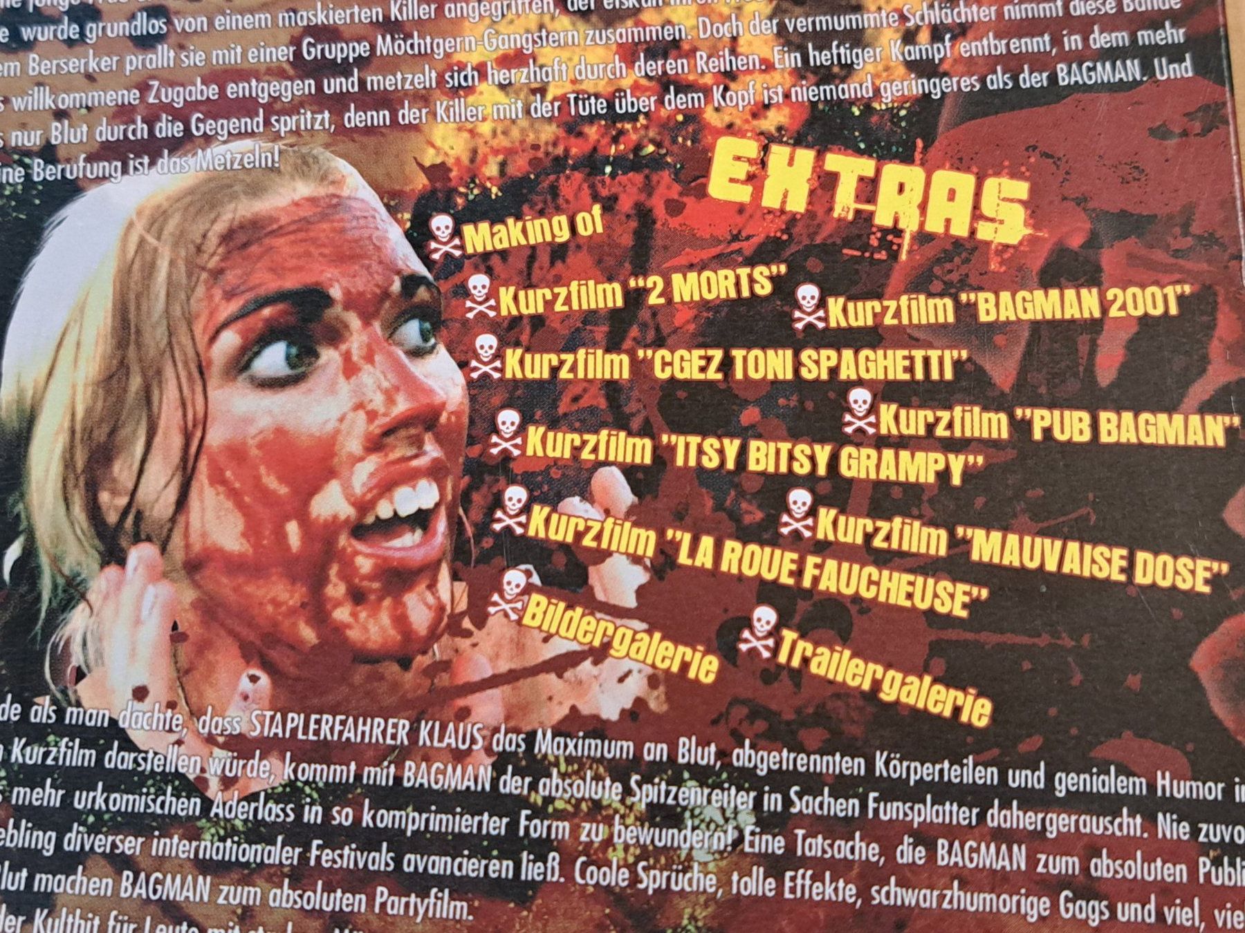 Tous les DVDs: DVD BAGMAN, Operation: Massenmord, Dragon Edition – D'occasion à Unterseen par Kanica 3