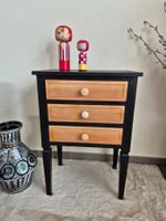 Table de nuit,  petit meuble ancien relooké