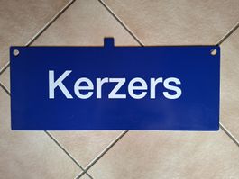 SBB CFF Blech Schild,  beidseitig bedruckt