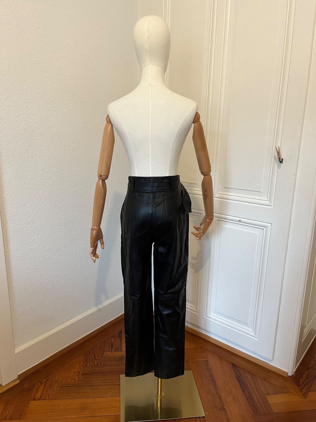 Pantaloni: Intermix Stylish Black Leather Trousers - Size XS – Usato da Mies venduto da Nib2011 7
