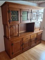 Unikat-Buffet-Schrank, massiv Holz, Baujahr 1963, Unikat