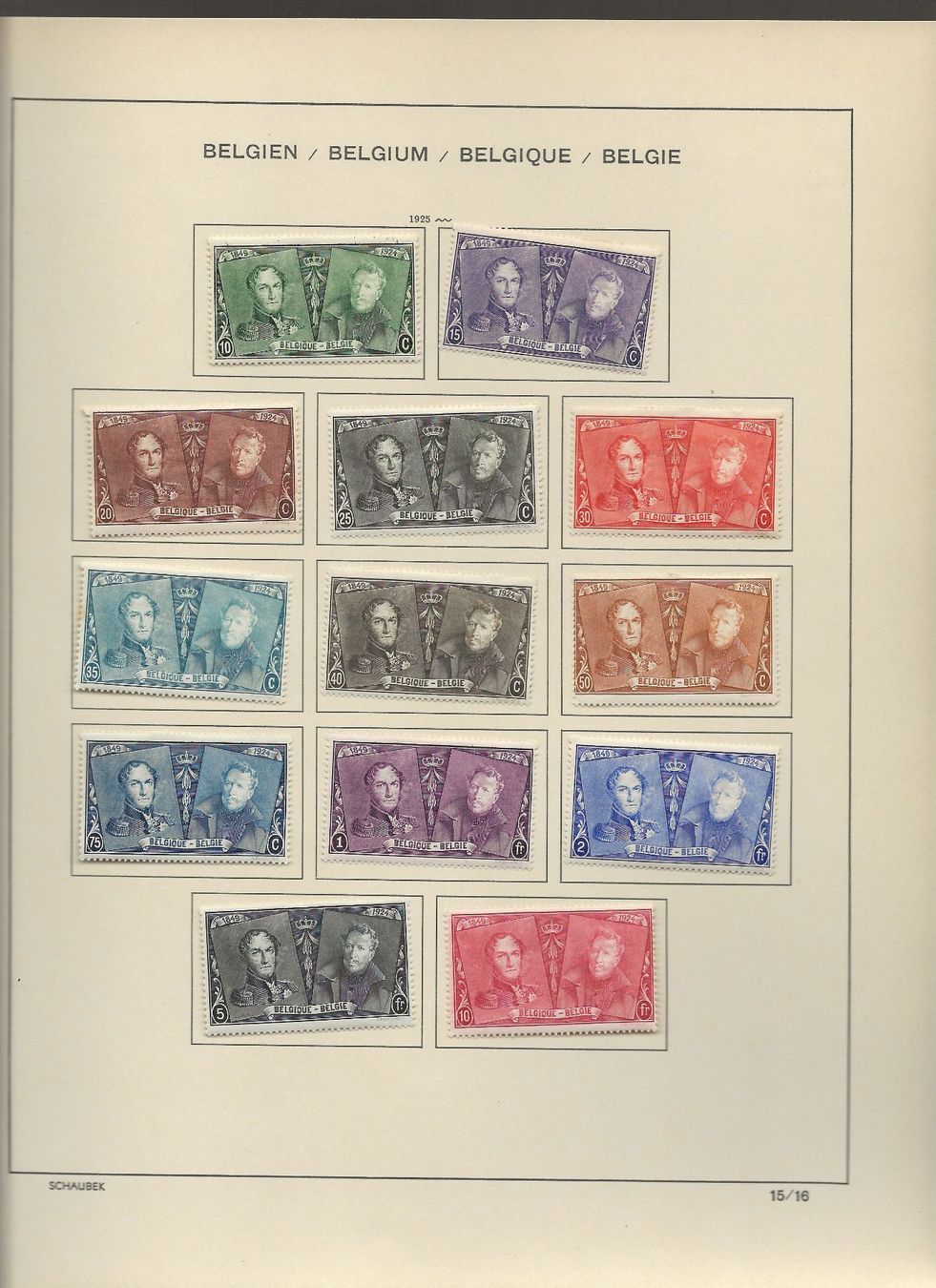Tutti i francobolli: Marken Belgien  1920 bis 1930 – Usato da Au ZH venduto da xelagreb01 3