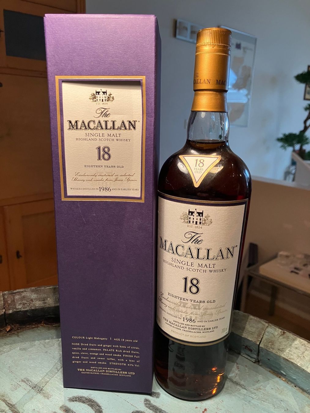 Macallan Spirituosen: Macallan 1986 18 Years Sherry – Neu und originalverpackt aus Aarwangen von concorde58