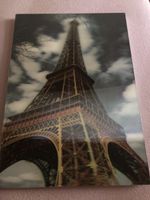 Eiffel Tower Print 3D Wood Panel Decor Wall Art 