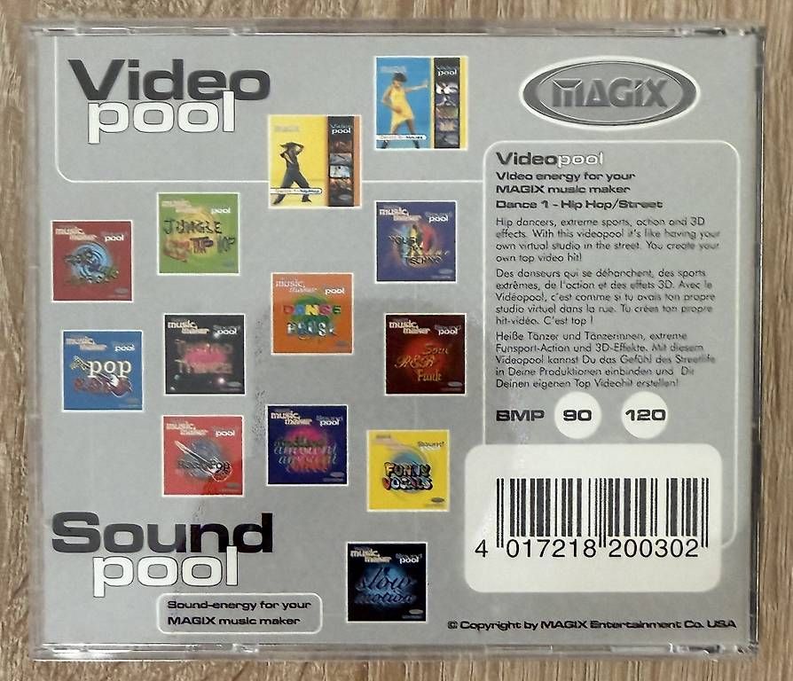 Software: Magix - Videopool - Dance 1 - Hip Hop – Usato da Zofingen venduto da Kolega01 2