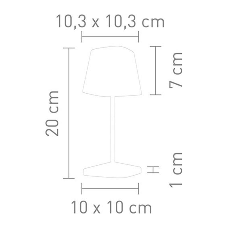 Lampade: Tischleuchte, IP65, Dimmbar – Nuovo (secondo la descrizione) da Kreuzlingen venduto da Smart-Light 3
