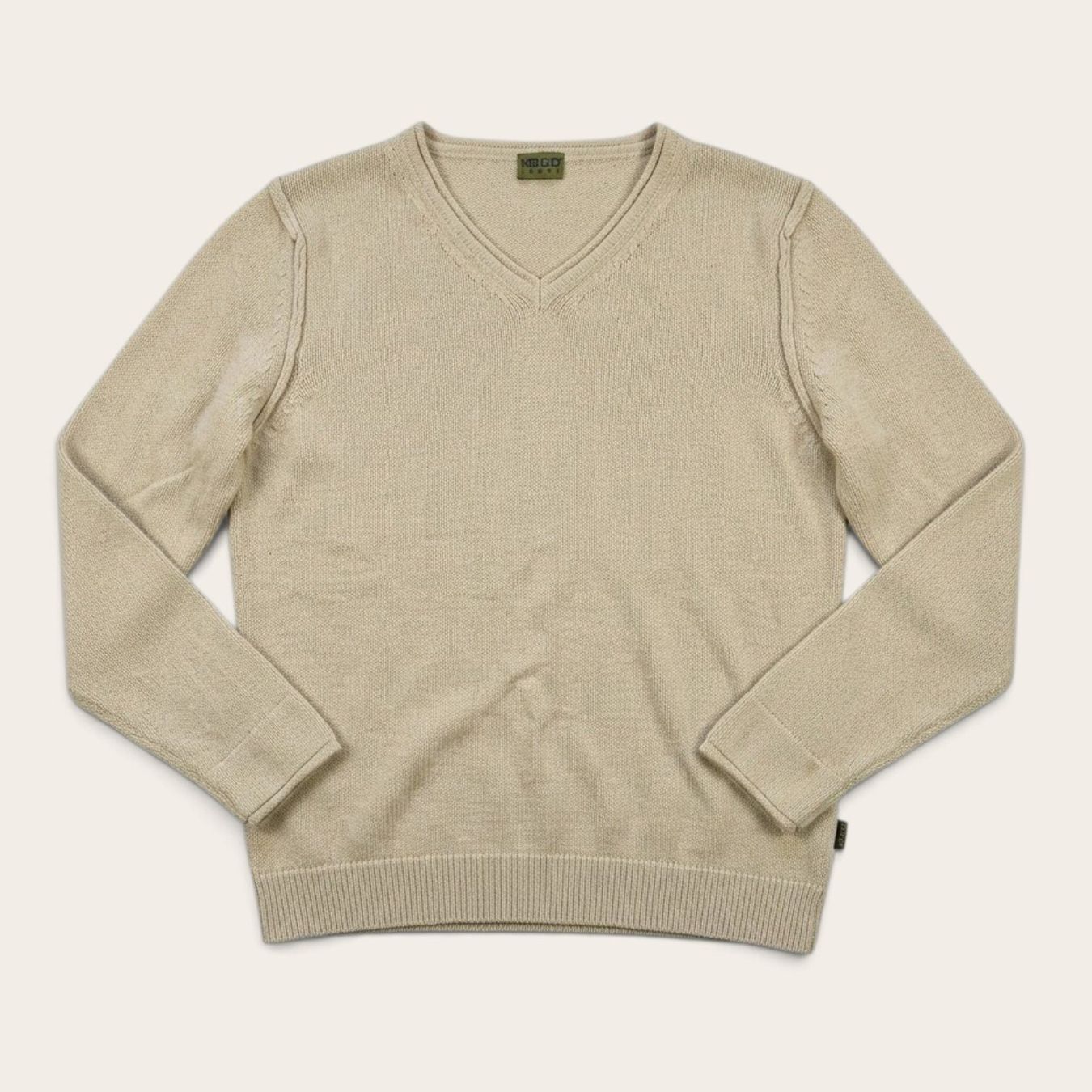 Kenzo Pullover & Sweatshirts: Pull Kenzo Jeans Col V Beige / Beige Clair 100% Coton - S – Gebraucht aus Le Locle von QUALI-PRIX