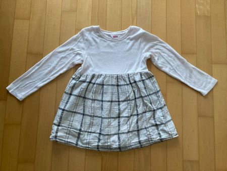 Kleid gold /schwarz karriert